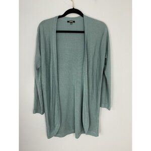 Premise Light Teal Open Front Cardigan Sweater Women's Size Small Long Sleeve